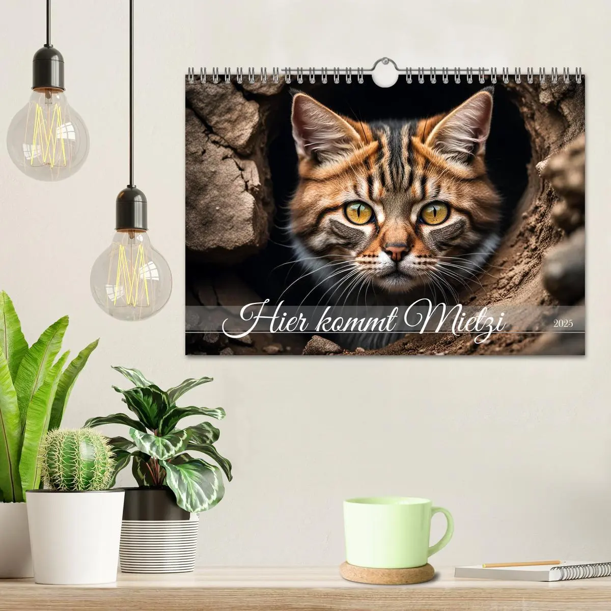 Bild: 9783457071014 | Hier kommt Mietzi (Wandkalender 2025 DIN A4 quer), CALVENDO...