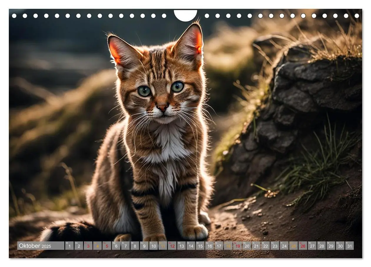 Bild: 9783457071014 | Hier kommt Mietzi (Wandkalender 2025 DIN A4 quer), CALVENDO...