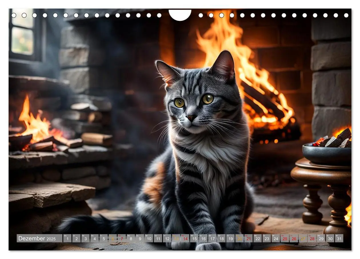 Bild: 9783457071014 | Hier kommt Mietzi (Wandkalender 2025 DIN A4 quer), CALVENDO...
