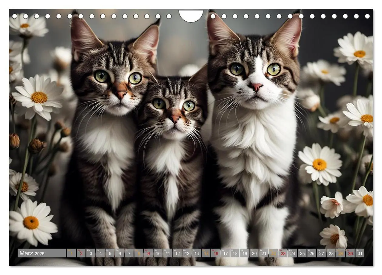 Bild: 9783457071014 | Hier kommt Mietzi (Wandkalender 2025 DIN A4 quer), CALVENDO...