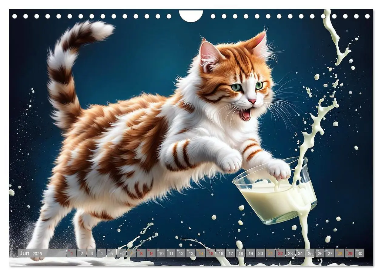 Bild: 9783457071014 | Hier kommt Mietzi (Wandkalender 2025 DIN A4 quer), CALVENDO...