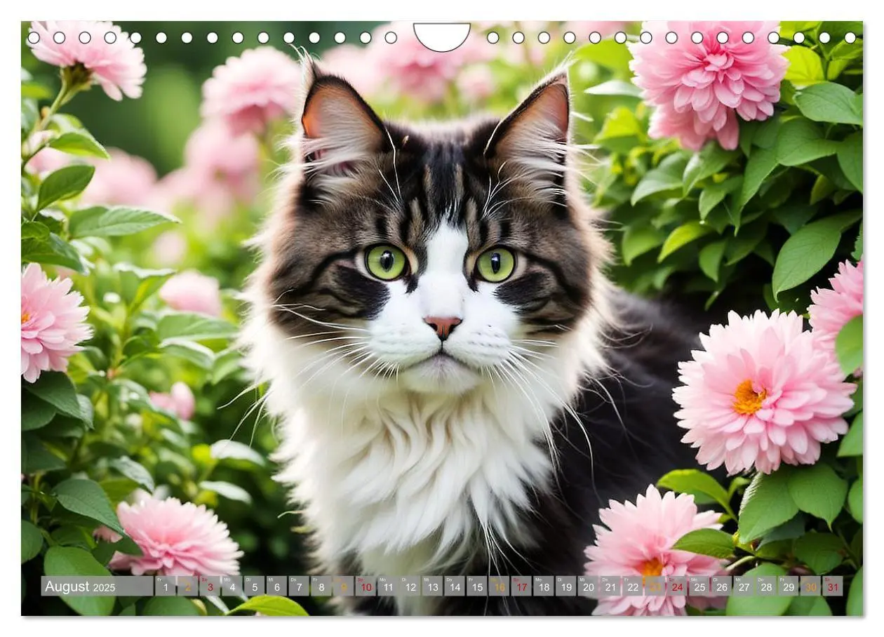 Bild: 9783457071014 | Hier kommt Mietzi (Wandkalender 2025 DIN A4 quer), CALVENDO...