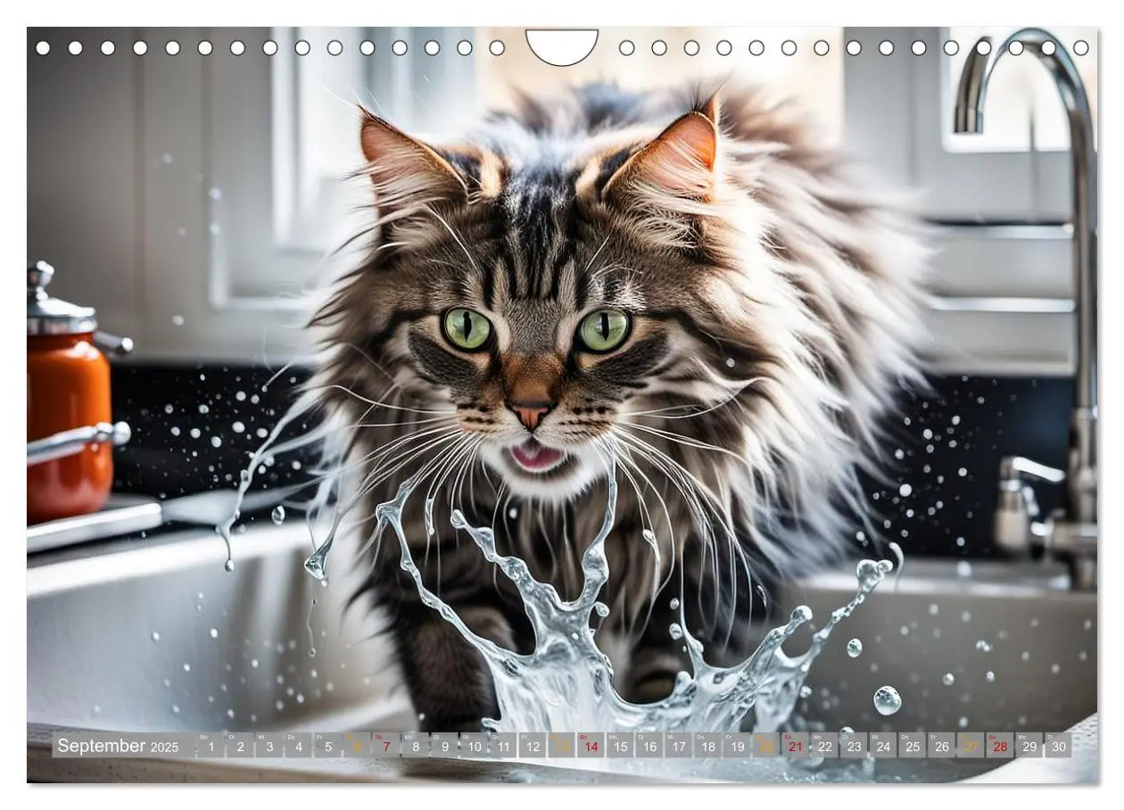 Bild: 9783457071014 | Hier kommt Mietzi (Wandkalender 2025 DIN A4 quer), CALVENDO...