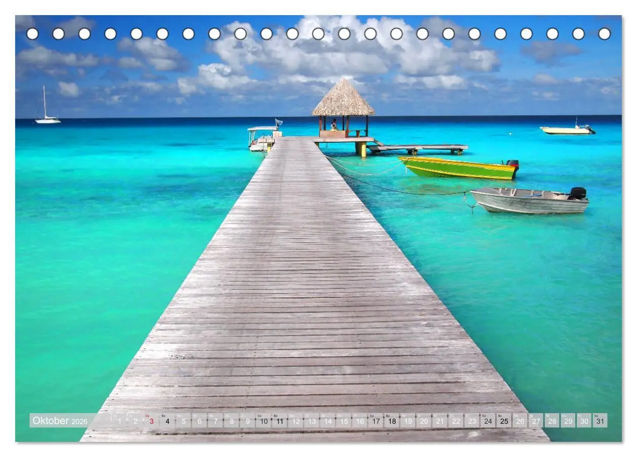 Bild: 9783457691014 | Bora Bora - Strände und Landschaften (Tischkalender 2026 DIN A5...