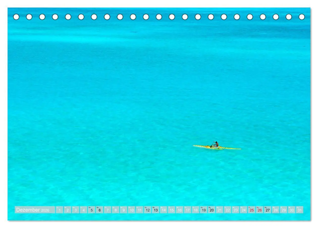 Bild: 9783457691014 | Bora Bora - Strände und Landschaften (Tischkalender 2026 DIN A5...