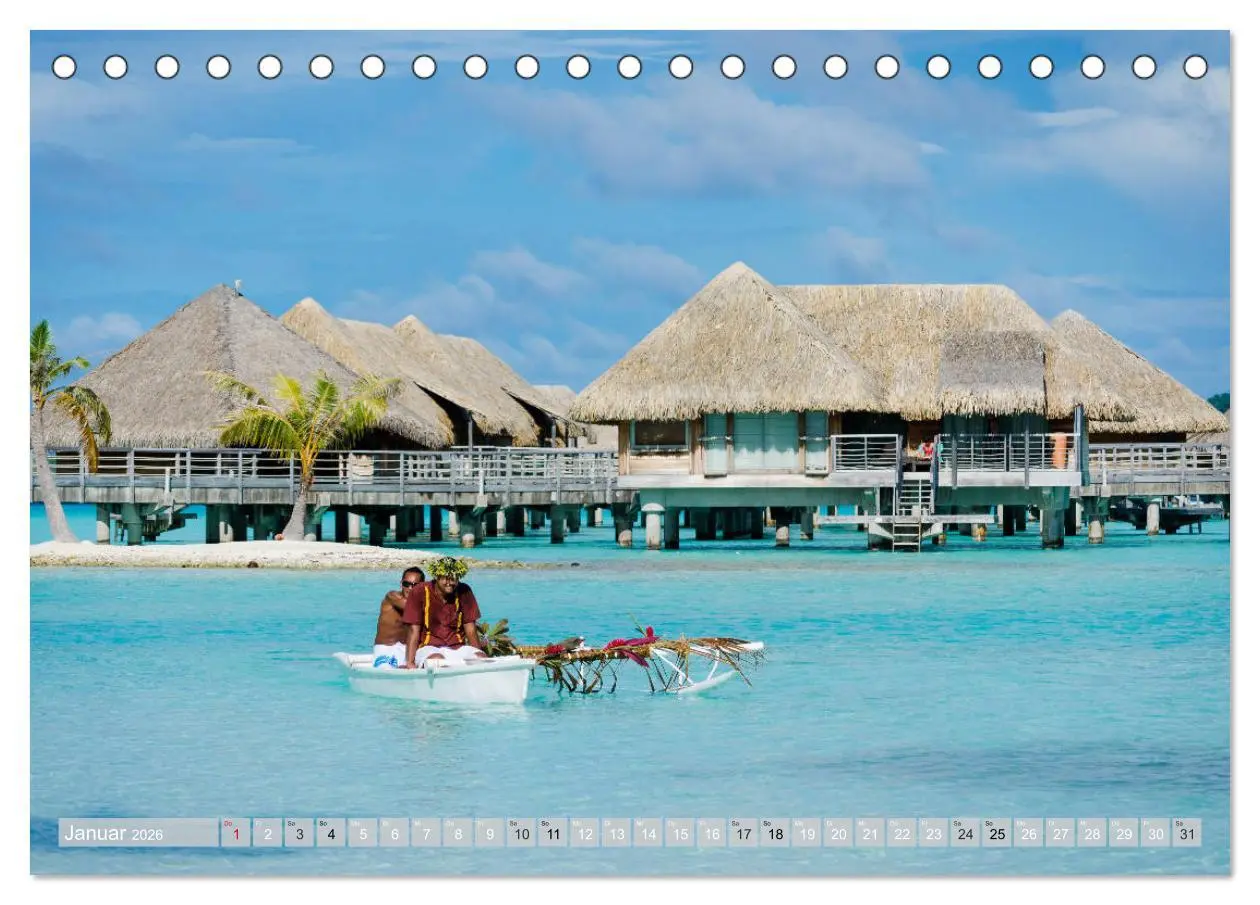 Bild: 9783457691014 | Bora Bora - Strände und Landschaften (Tischkalender 2026 DIN A5...