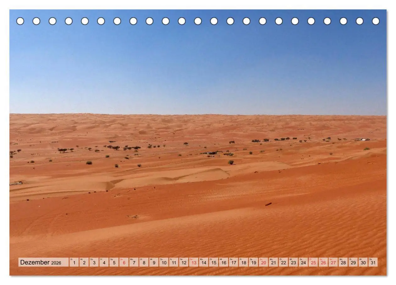 Bild: 9783457761014 | Oman - Zauberhafte Landschaften (Tischkalender 2026 DIN A5 quer),...