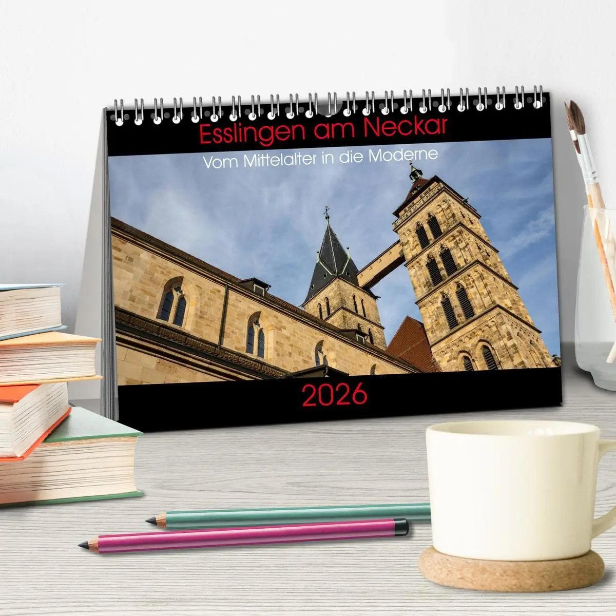 Bild: 9783516161014 | Esslingen am Neckar - Vom Mittelalter in die Moderne (Tischkalender...