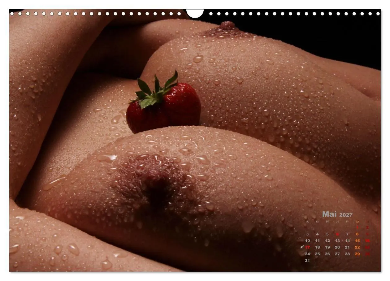 Bild: 9783516781014 | Glanzperlen - Wassertropfen auf nackter Haut (Wandkalender 2027 DIN...