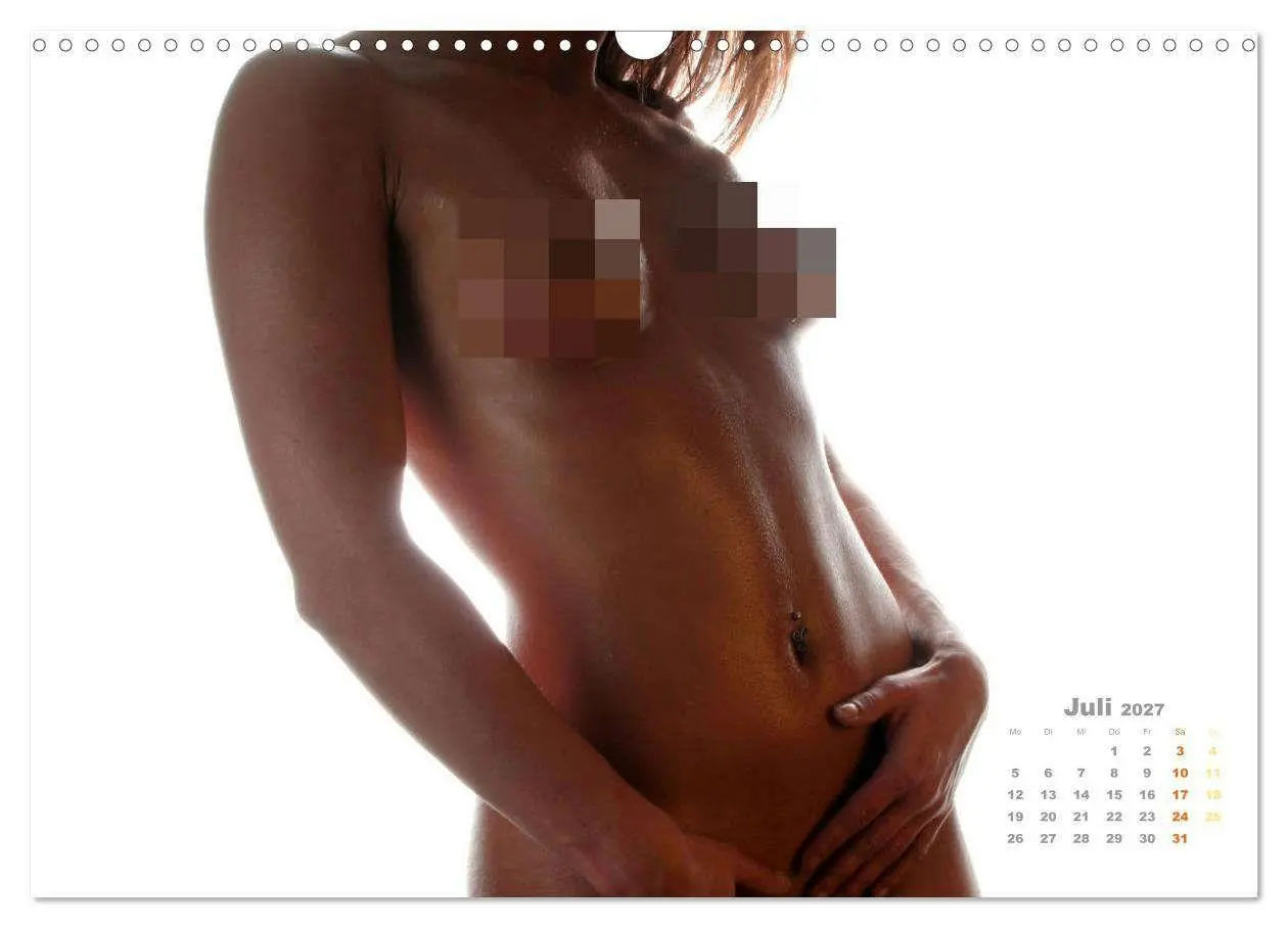 Bild: 9783516781014 | Glanzperlen - Wassertropfen auf nackter Haut (Wandkalender 2027 DIN...
