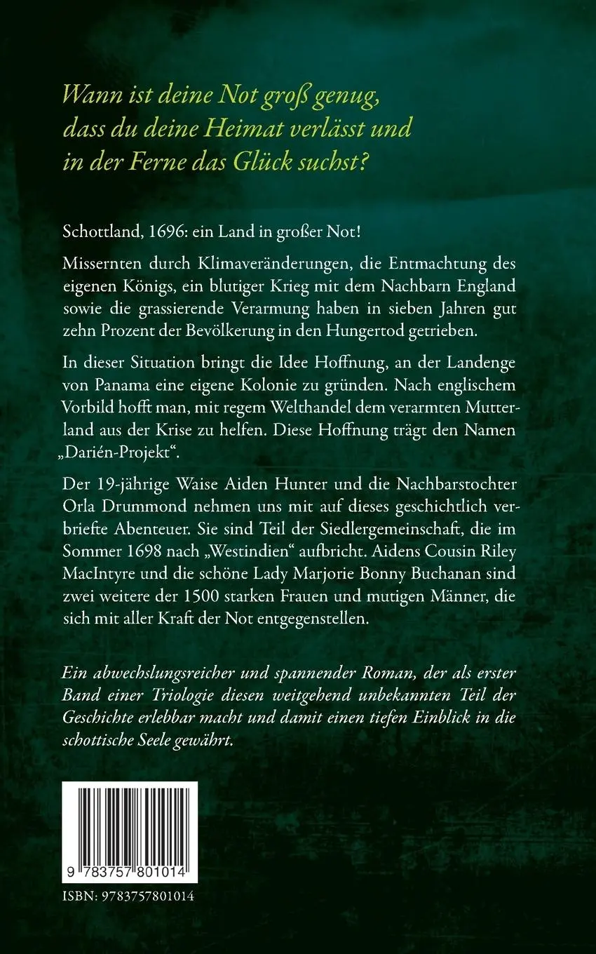 Rückseite: 9783757801014 | Die Ufer des Fiebers | Historischer Roman Schottland-Trilogie Band 1