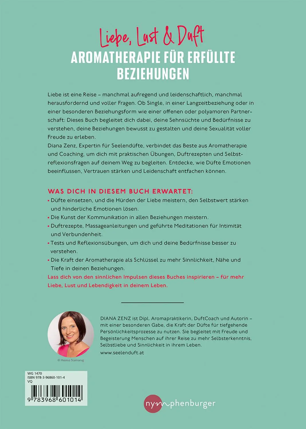 Rückseite: 9783968601014 | Aromatherapie für die Liebe | Diana Zenz | Taschenbuch | 144 S. | 2025