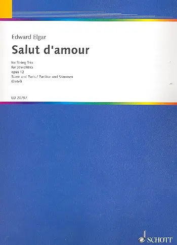 Cover: 9790001171014 | Salut d'amour D major op. 12 | Edward Elgar | Partitur + Stimmen