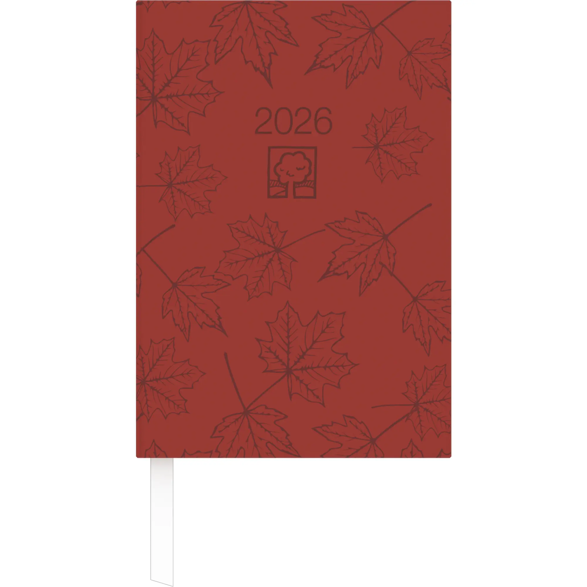 Cover: 4069095001114 | Wochenbuch rot 2026 - Bürokalender 14,6x21 cm - 1 Woche auf 2...