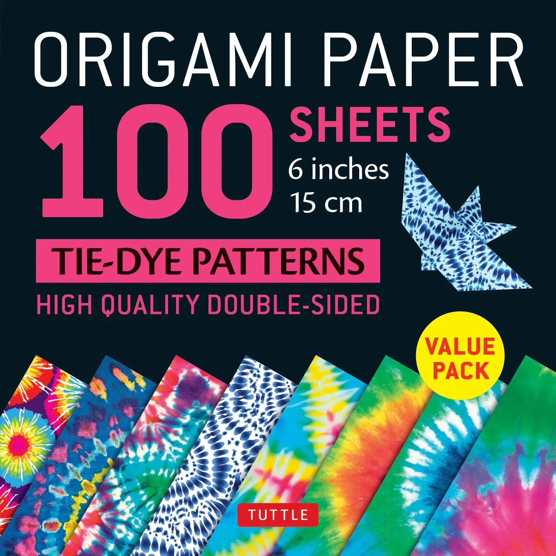 Cover: 9780804851114 | Origami Paper 100 Sheets Tie-Dye Patterns 6 (15 CM) | Tuttle Studio