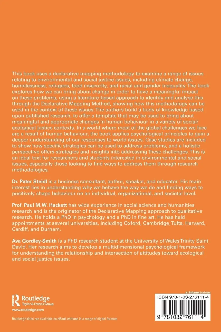 Rückseite: 9781032761114 | Environmental and Social Justice Issues | Ava Gordley-Smith (u. a.)