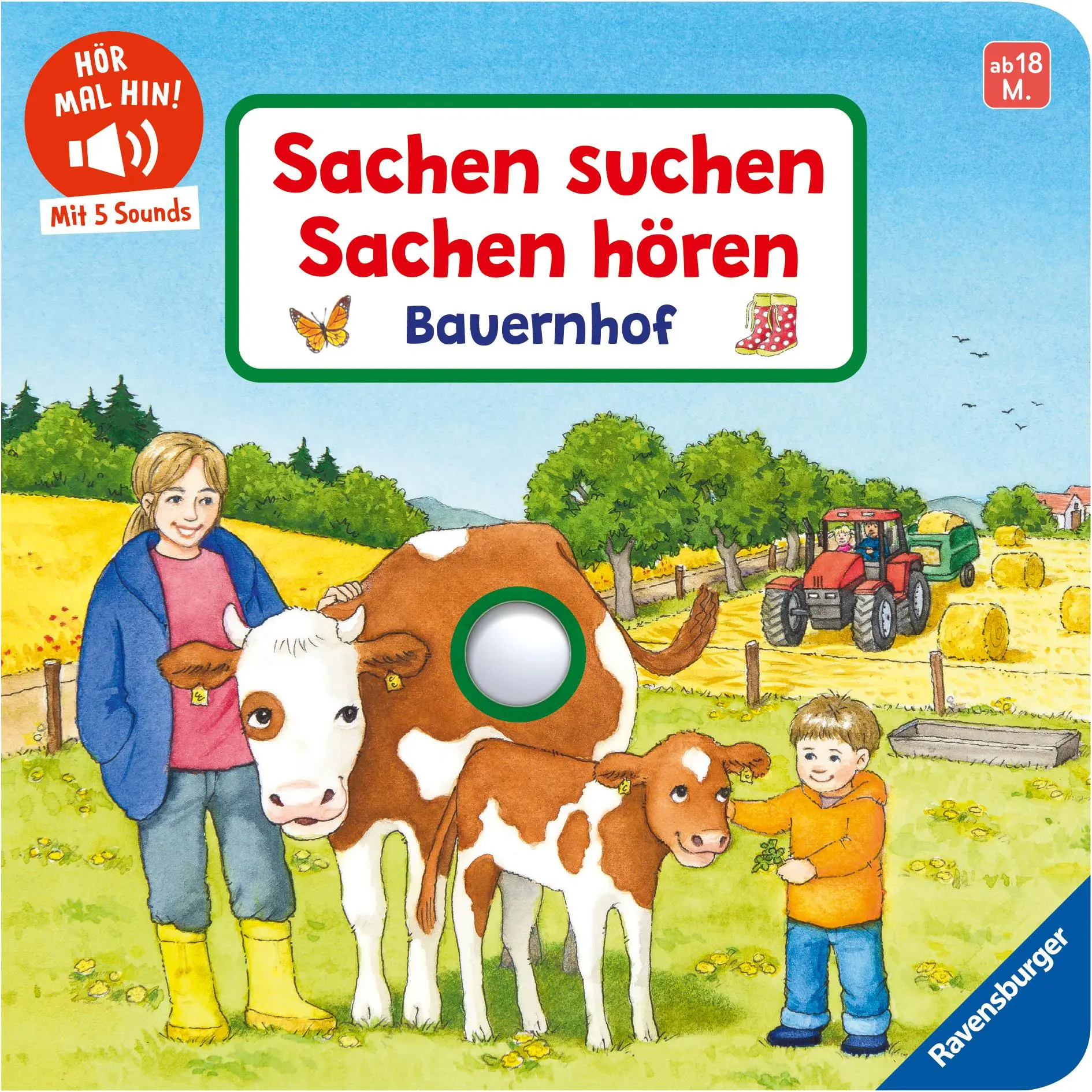 Cover: 9783473421114 | Hör mal hin - Sachen suchen, Sachen hören: Bauernhof | Frauke Nahrgang