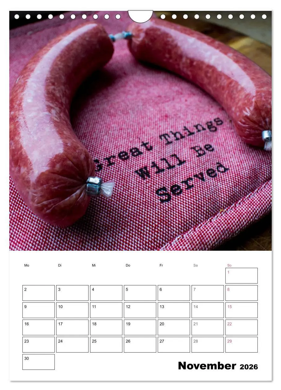 Bild: 9783516391114 | Mettkalender - Spread Some Mett. (Wandkalender 2026 DIN A4 hoch),...