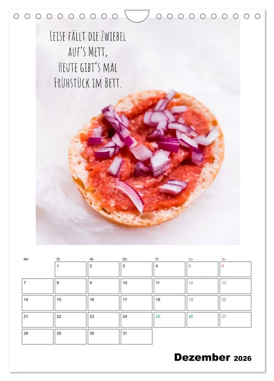 Bild: 9783516391114 | Mettkalender - Spread Some Mett. (Wandkalender 2026 DIN A4 hoch),...