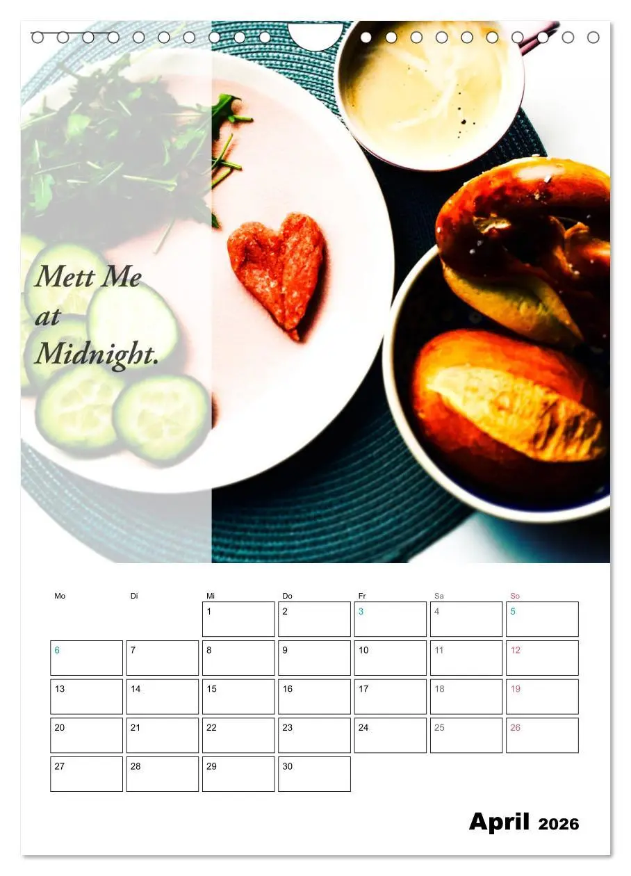 Bild: 9783516391114 | Mettkalender - Spread Some Mett. (Wandkalender 2026 DIN A4 hoch),...