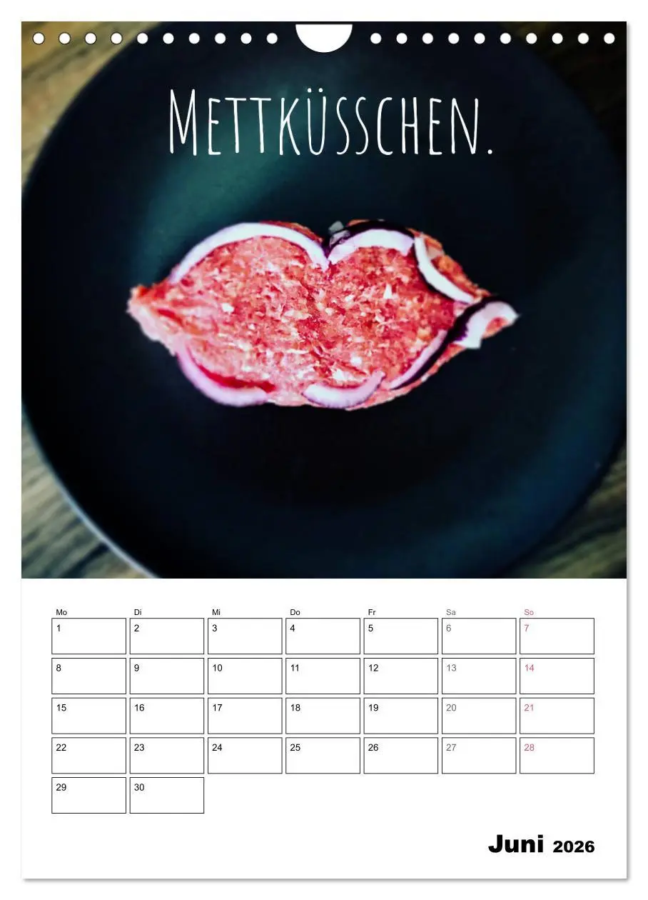 Bild: 9783516391114 | Mettkalender - Spread Some Mett. (Wandkalender 2026 DIN A4 hoch),...