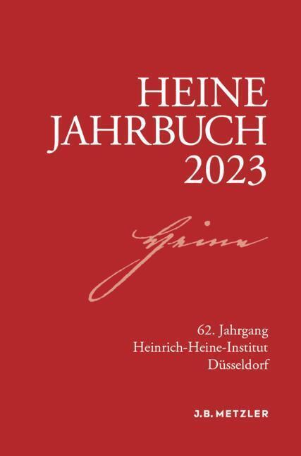 Cover: 9783662681114 | Heine-Jahrbuch 2023 | Sabine Brenner-Wilczek | Taschenbuch | x | 2024