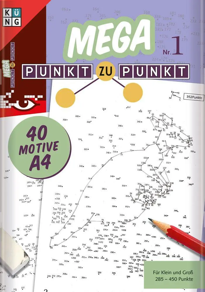 Cover: 9783907751114 | Mega Punkt-zu-Punkt | limitierte Auflage | Keesing Schweiz AG | Buch