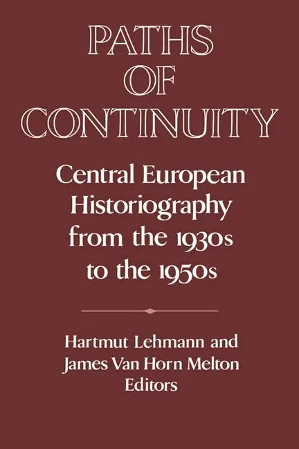 Cover: 9780521531214 | Paths of Continuity | Hartmut Lehmann (u. a.) | Taschenbuch | Englisch