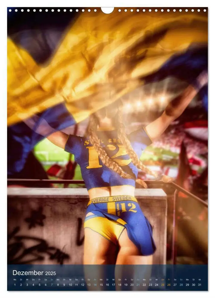 Bild: 9783435961214 | SEXY FUSSBALLFANS - DIE HEISSESTEN FAN-GIRLS DER WELT (Wandkalender...