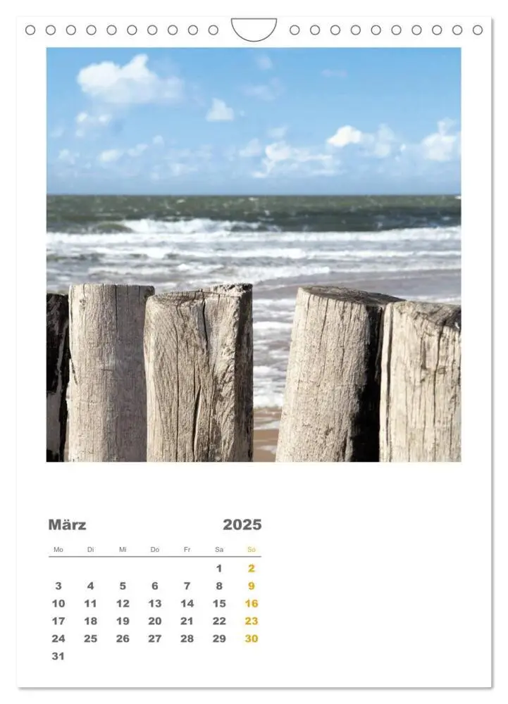 Bild: 9783457051214 | Hollands Strandparadies Zeeland (Wandkalender 2025 DIN A4 hoch),...