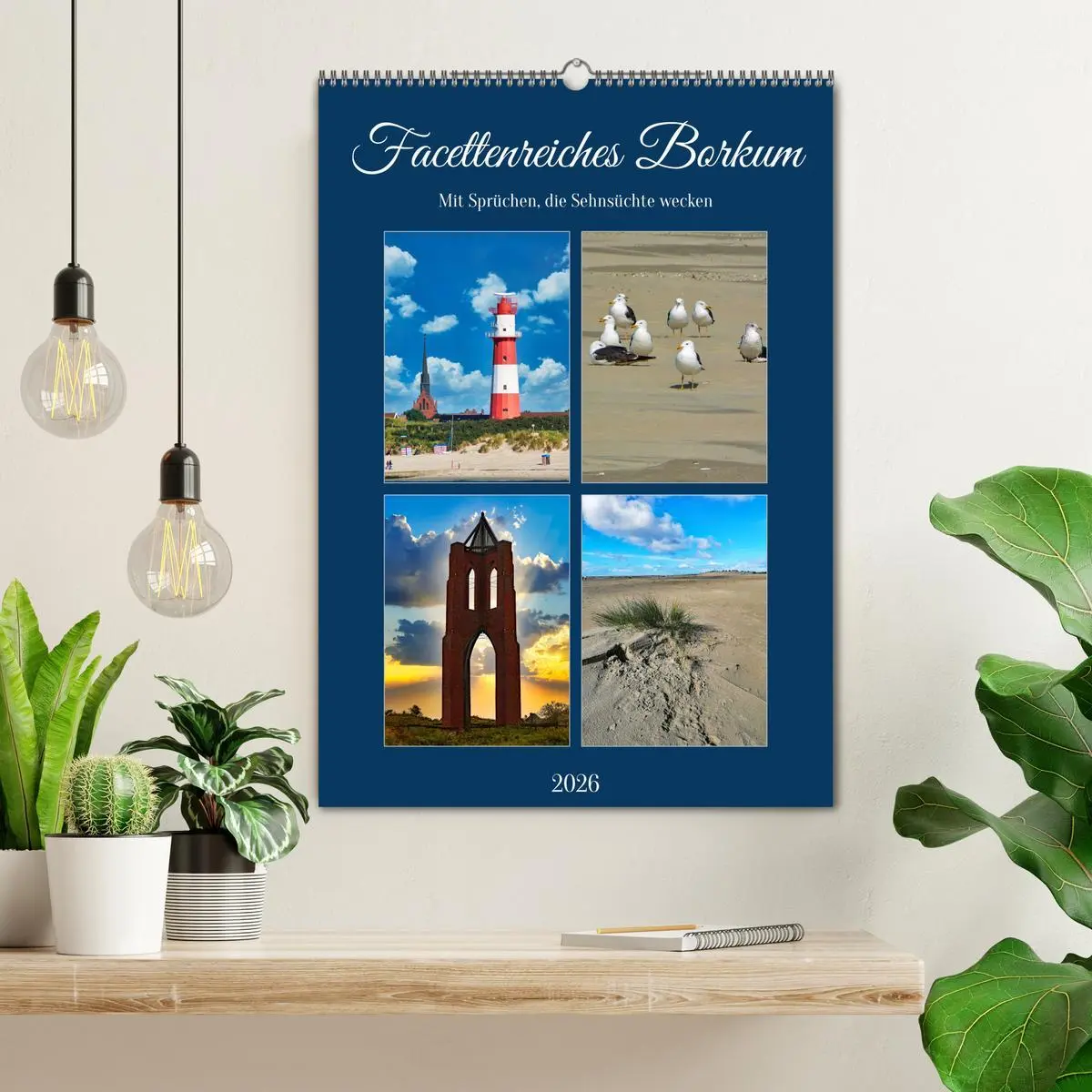 Bild: 9783516381214 | Facettenreiches Borkum (Wandkalender 2026 DIN A2 hoch), CALVENDO...