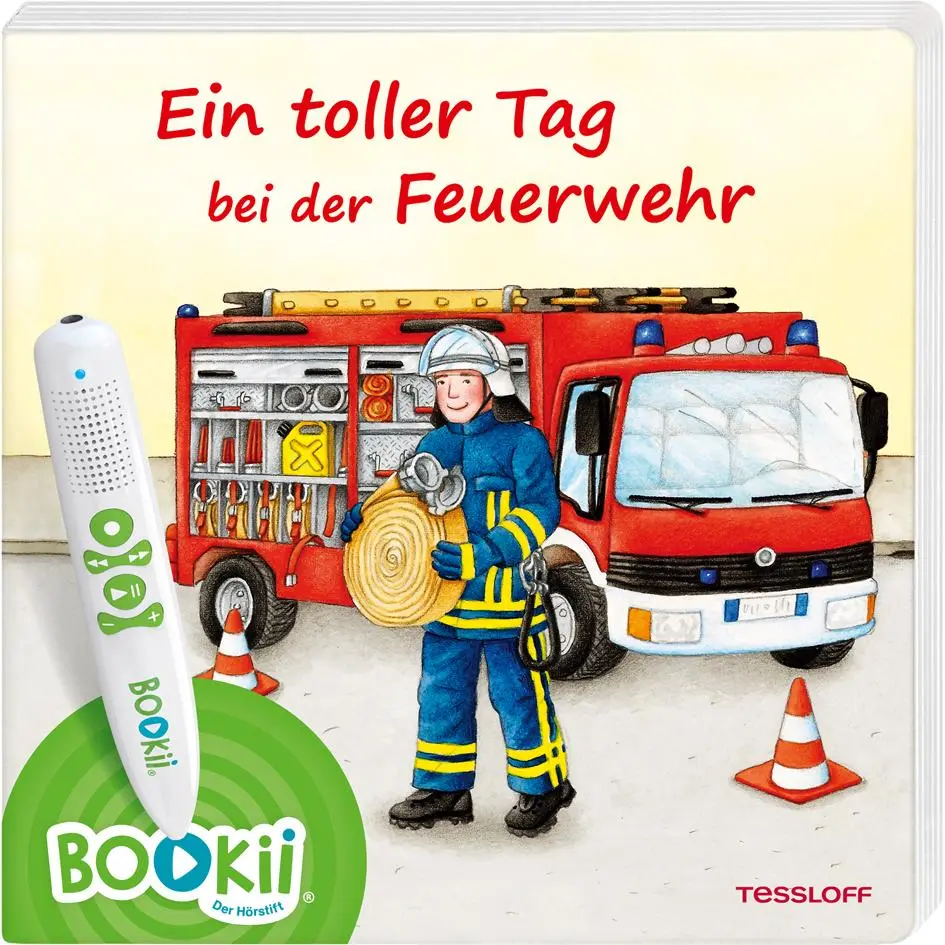 Cover: 9783788641214 | BOOKii® Ein toller Tag bei der Feuerwehr | Antippen, Spielen, Lernen