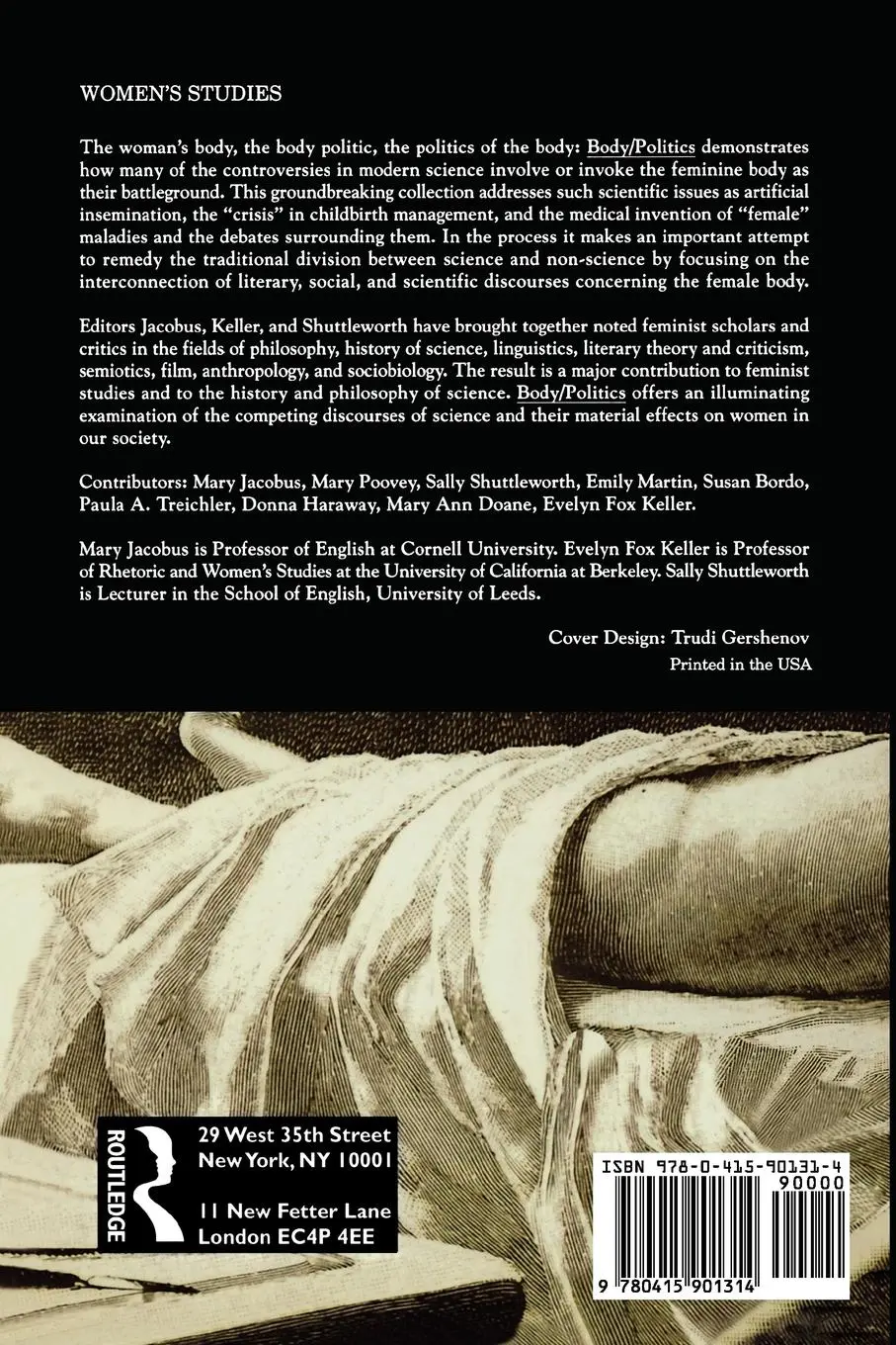 Rückseite: 9780415901314 | Body/Politics | Women and the Discourses of Science | Jacobus (u. a.)