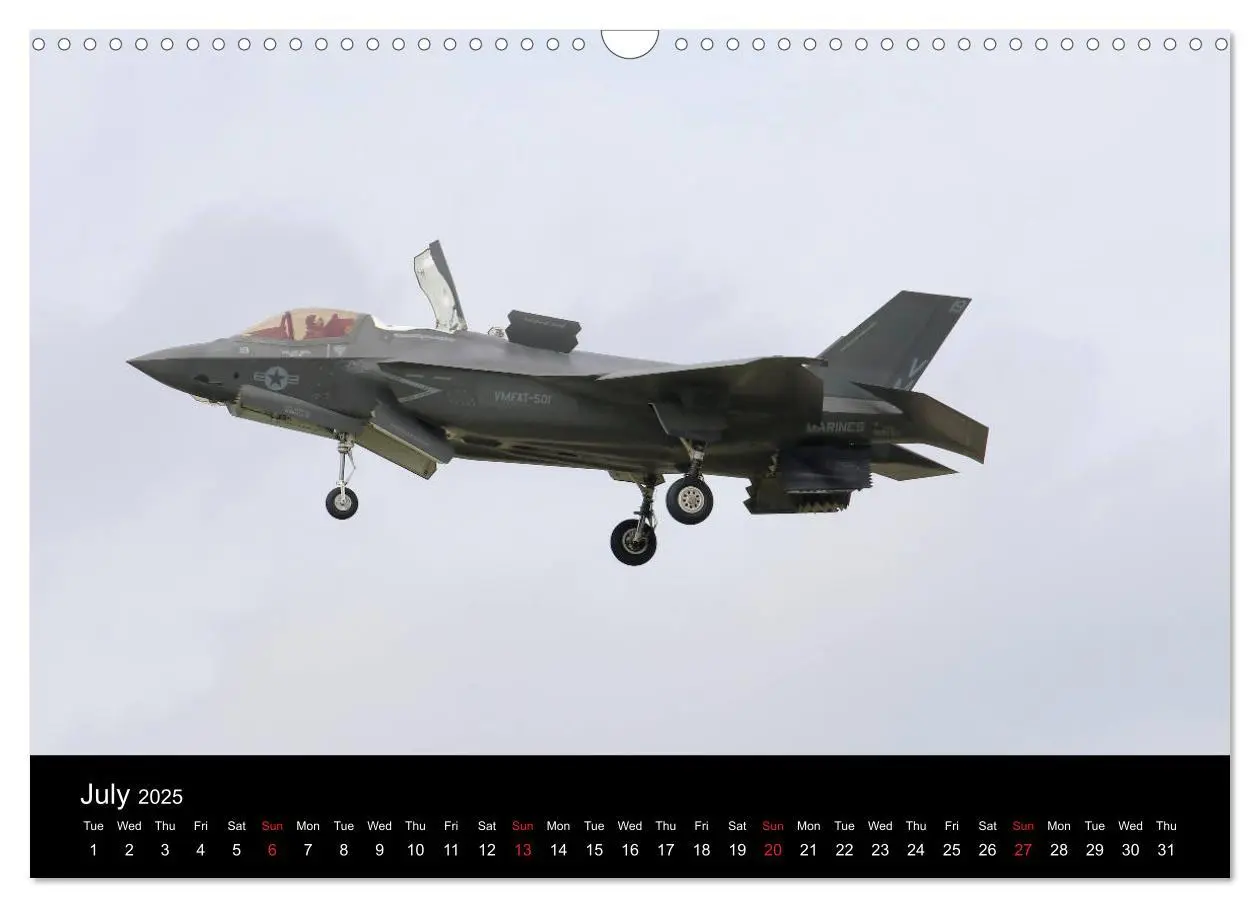 Bild: 9781325951314 | Lockheed Martin F35 Stealth Fighter (Wall Calendar 2025 DIN A3...