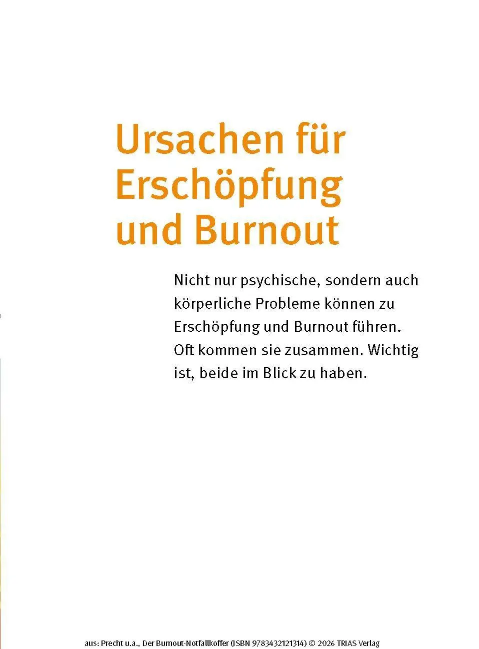 Bild: 9783432121314 | Der Burnout-Notfallkoffer | Anke Precht (u. a.) | Taschenbuch | 144 S.