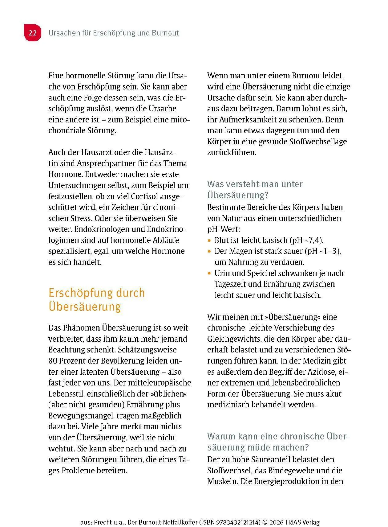 Bild: 9783432121314 | Der Burnout-Notfallkoffer | Anke Precht (u. a.) | Taschenbuch | 144 S.