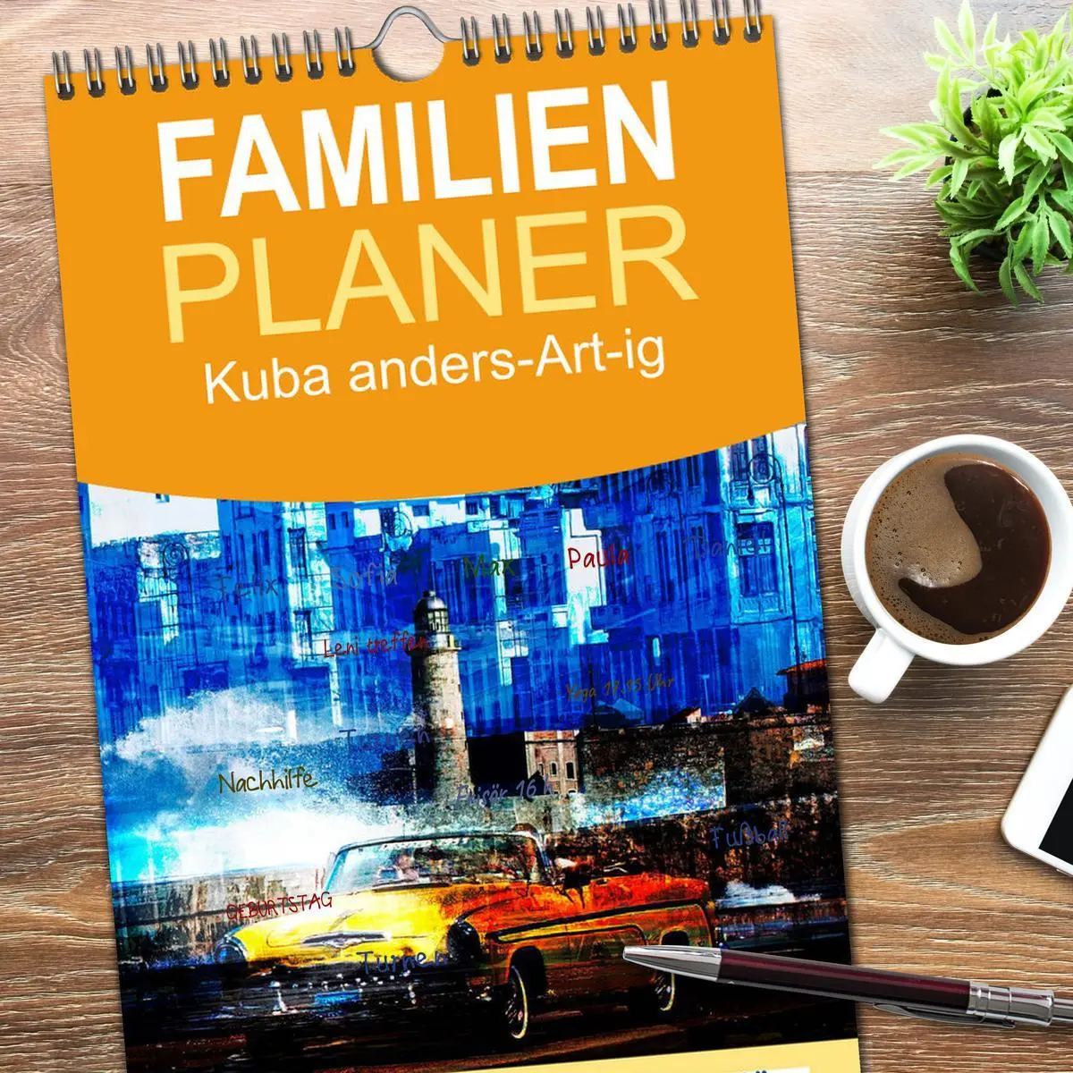 Bild: 9783516511314 | Familienplaner 2026 - Kuba anders-Art-ig mit 5 Spalten...