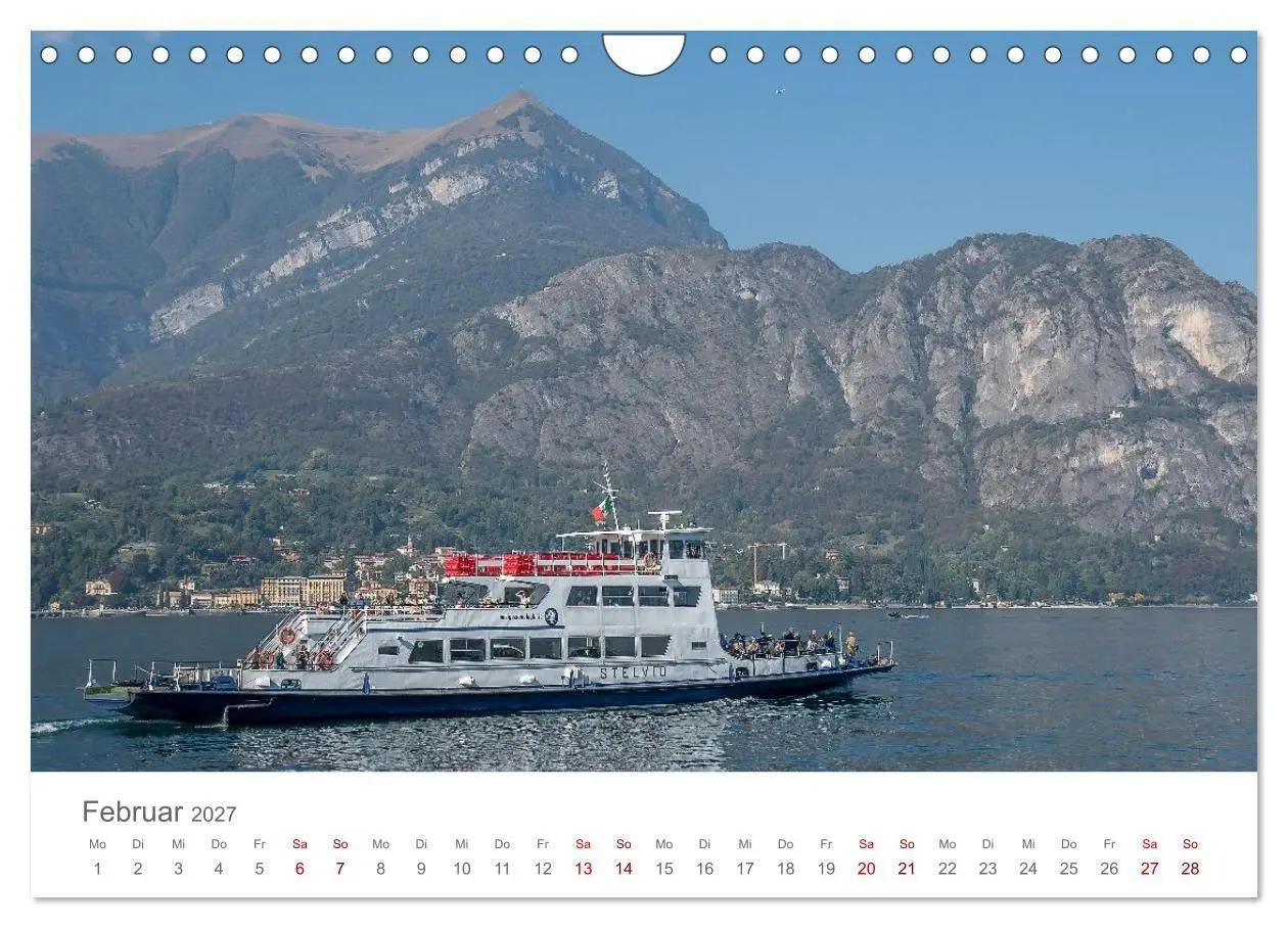 Bild: 9783516821314 | Como und der Comer See (Wandkalender 2027 DIN A4 quer), CALVENDO...