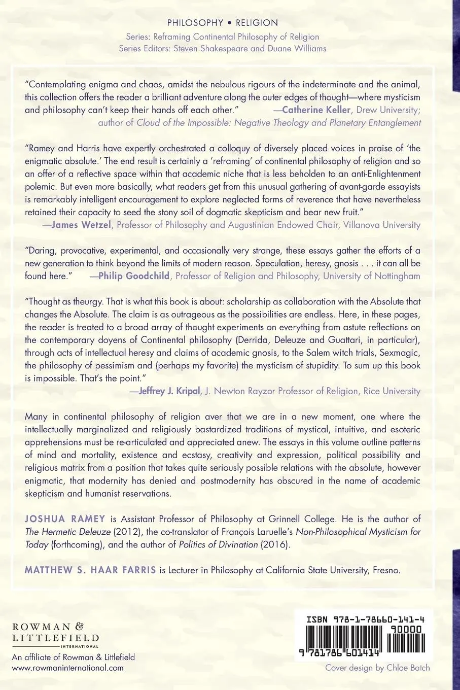 Rückseite: 9781786601414 | Speculation, Heresy, and Gnosis in Contemporary Philosophy of Religion