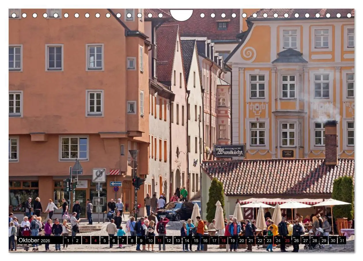 Bild: 9783516121414 | Regensburg - Bayern (Wandkalender 2026 DIN A4 quer), CALVENDO...