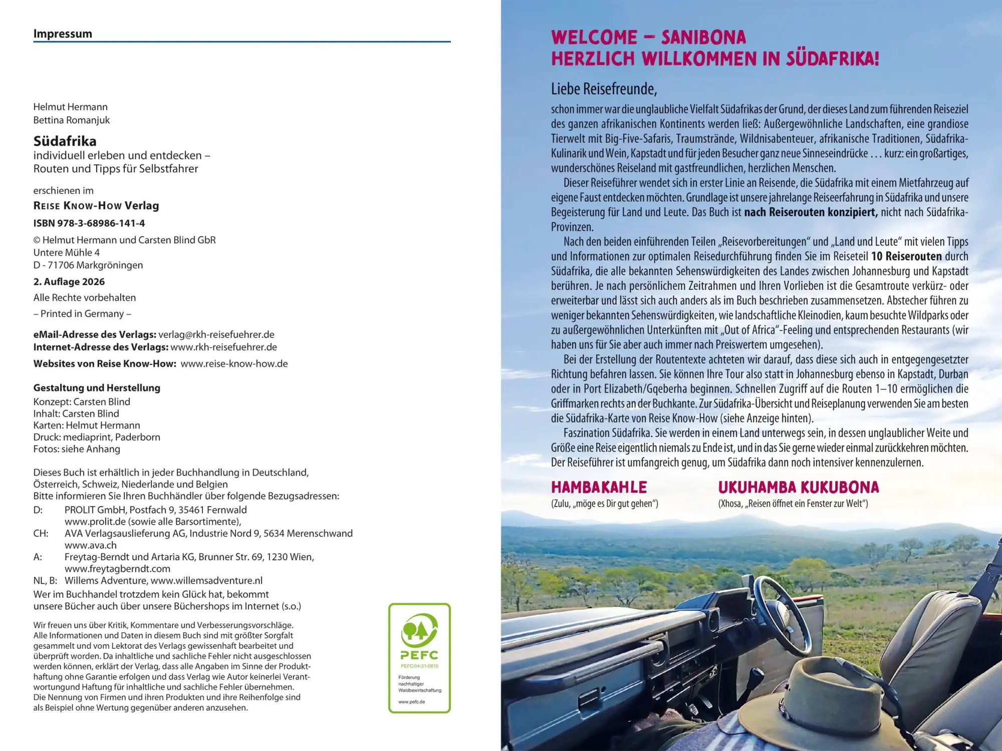 Bild: 9783689861414 | Reise Know-How Reiseführer Südafrika | Helmut Hermann (u. a.) | Buch