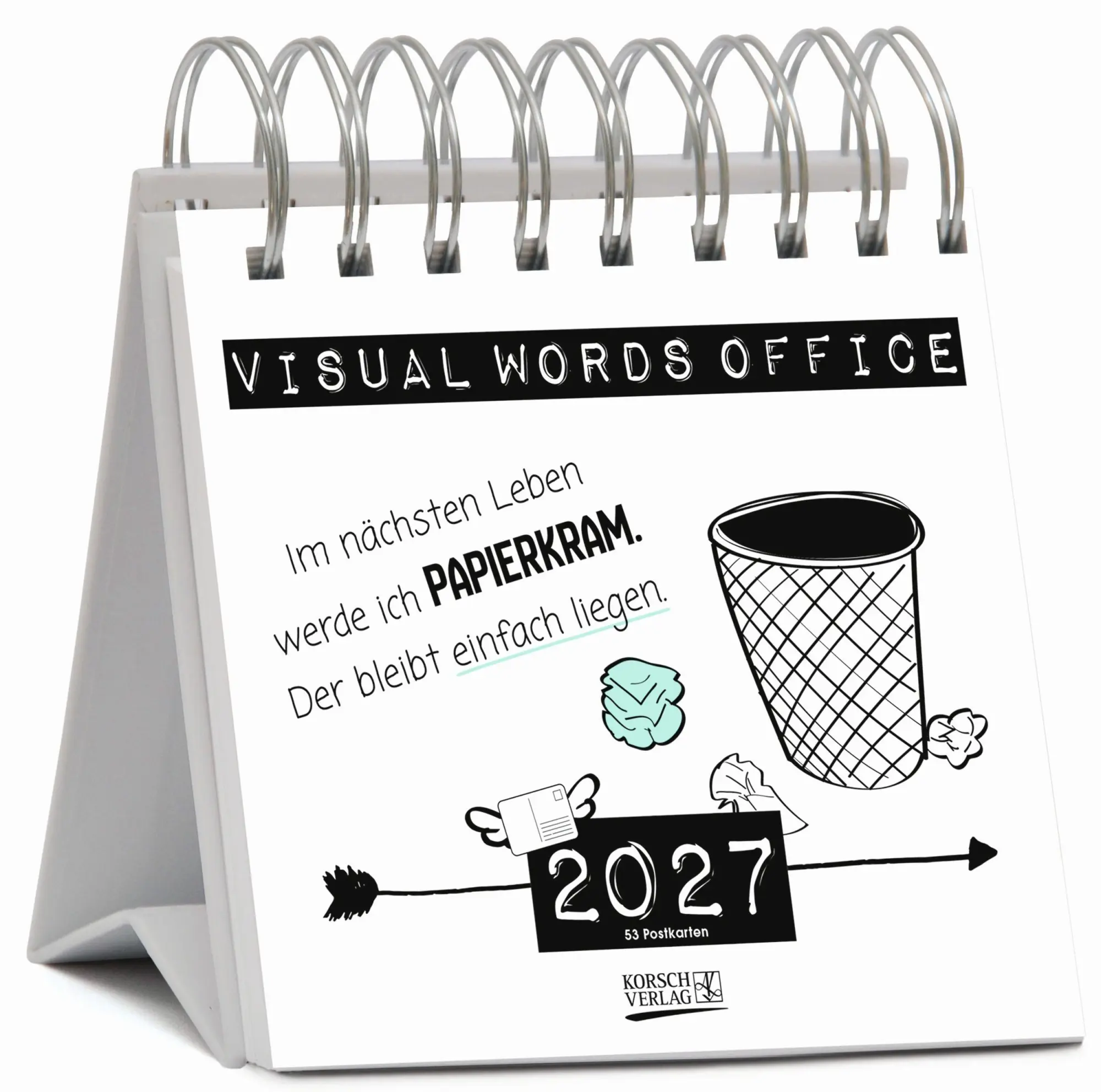 Cover: 9783819301414 | Visual Words Office 2027 | Korsch Verlag | Kalender | Spiralbindung
