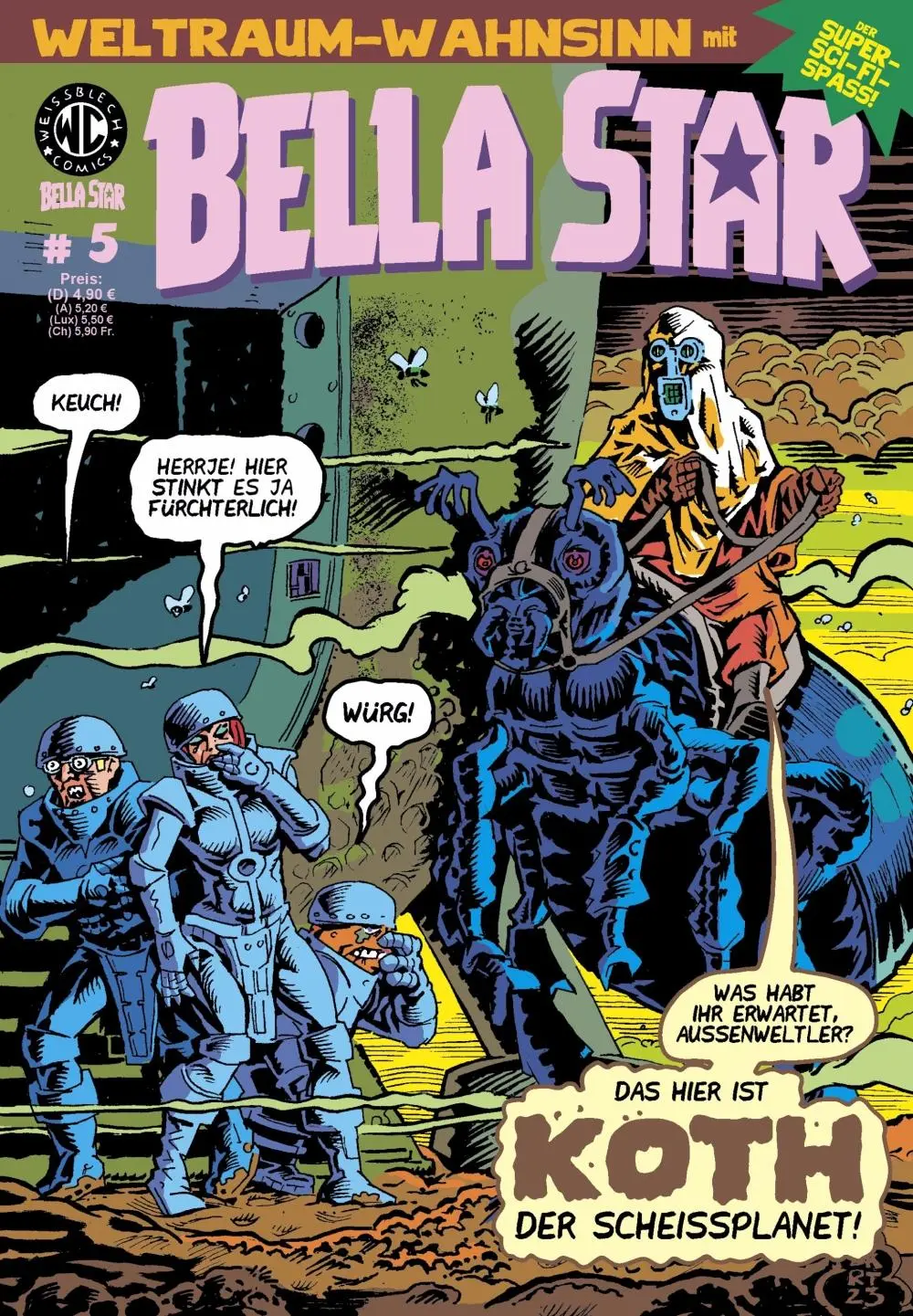 Cover: 9783869591414 | Bella Star 5 | Koth - Der Scheissplanet! | Levin Kurio (u. a.)