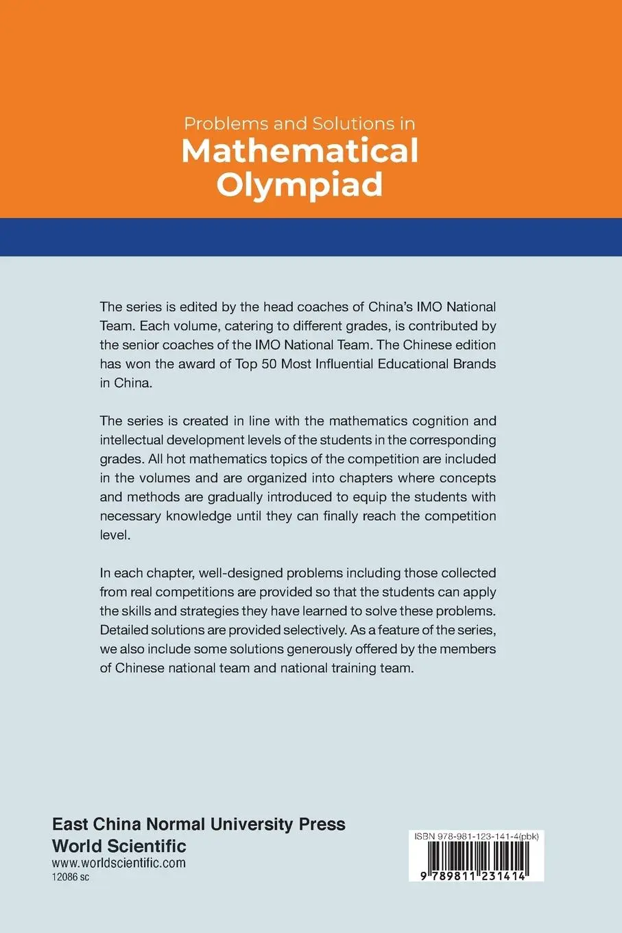 Rückseite: 9789811231414 | PROB &amp; SOL MATH OLYMPIAD (SEC 3) | Ge Jun | Taschenbuch | Englisch