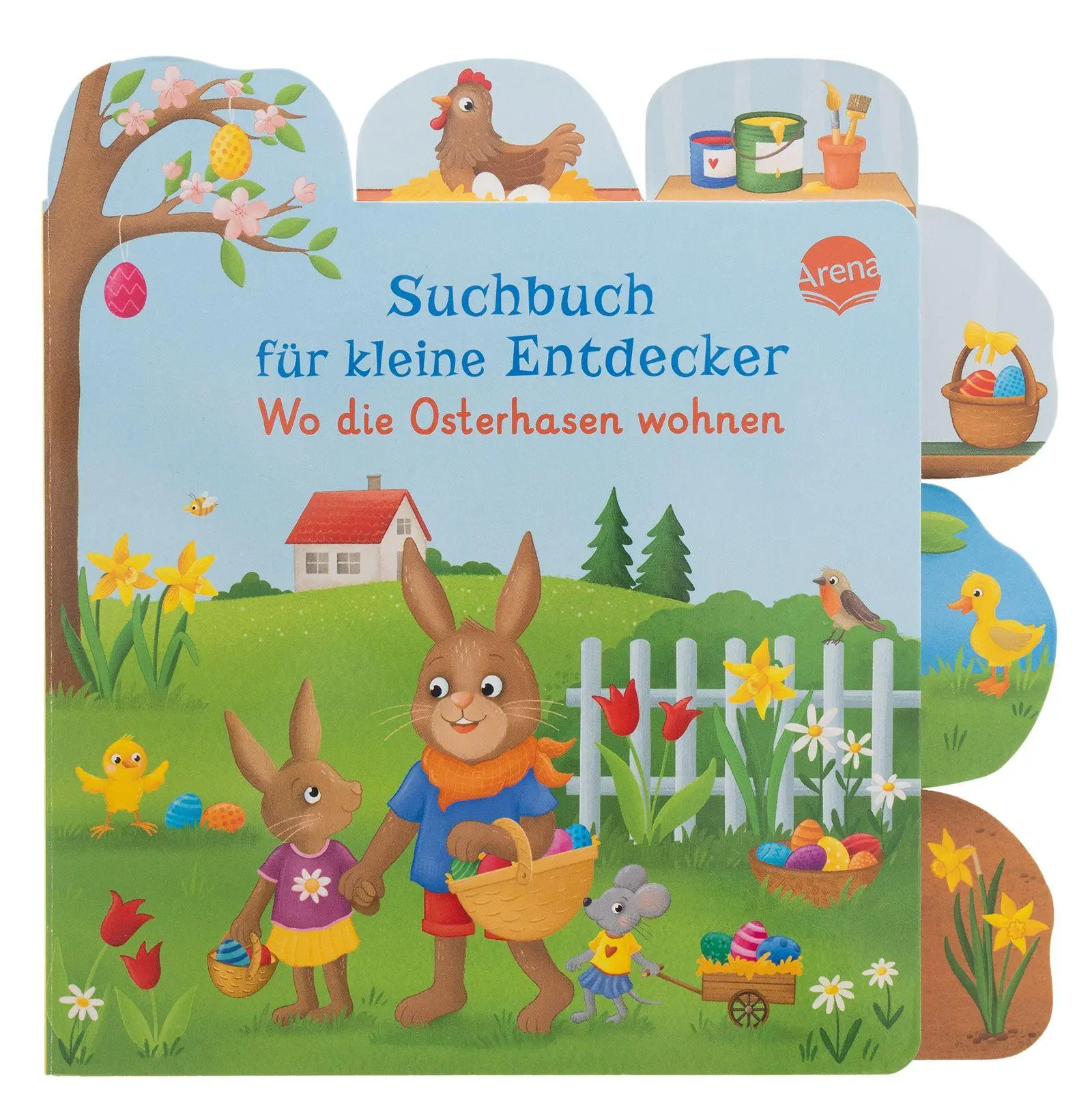 Cover: 9783401721514 | Suchbuch für kleine Entdecker. Wo die Osterhasen wohnen | Andersen