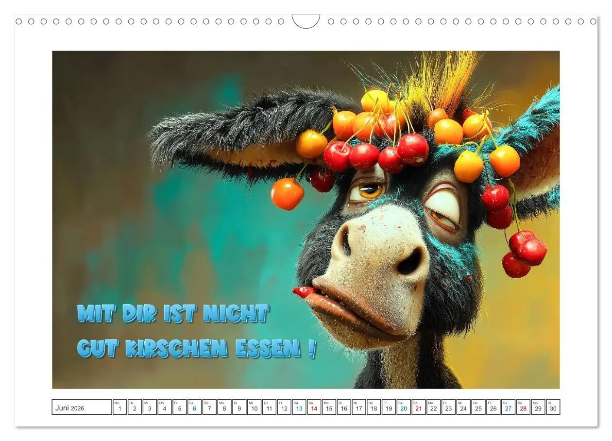 Bild: 9783516421514 | Tierisch gute Redensarten (Wandkalender 2026 DIN A3 quer), CALVENDO...