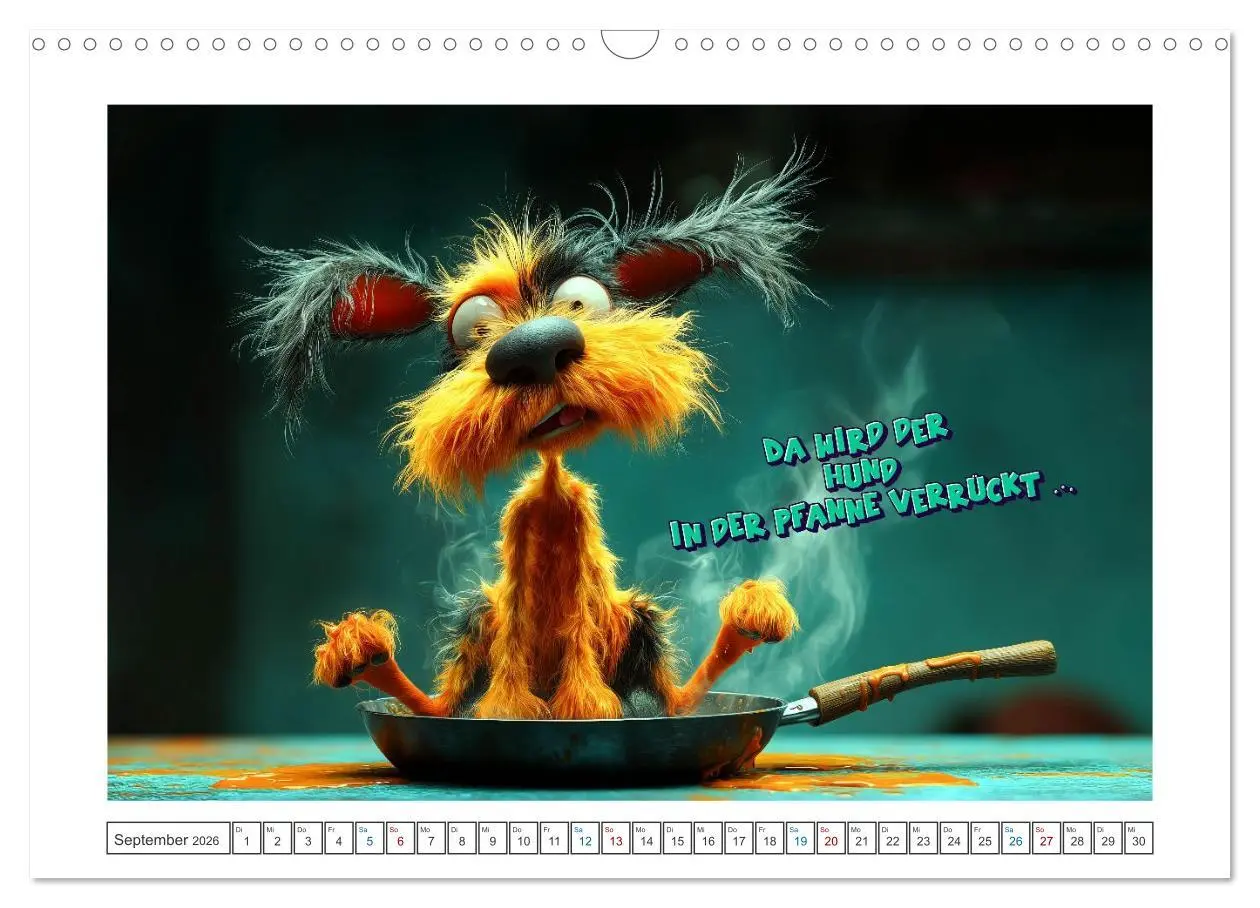 Bild: 9783516421514 | Tierisch gute Redensarten (Wandkalender 2026 DIN A3 quer), CALVENDO...