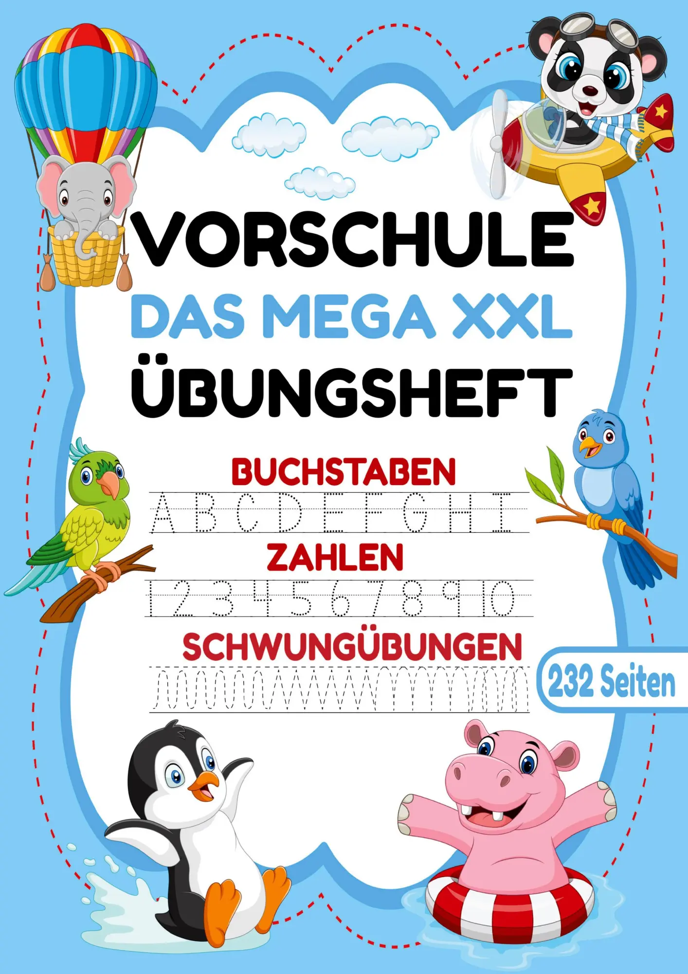 Cover: 9783691041514 | Das MEGA XXL Vorschule Übungsheft - Buchstaben, Zahlen &amp;...