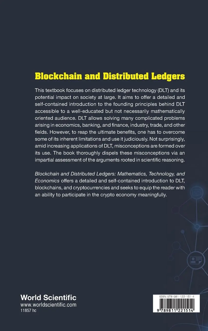 Rückseite: 9789811221514 | BLOCKCHAIN AND DISTRIBUTED LEDGERS | Treccani | Buch | Englisch | 2021