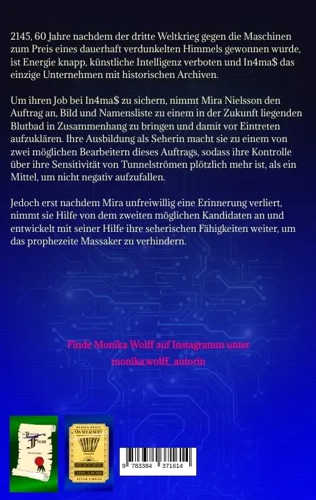 Rückseite: 9783384371614 | Amnesie | Datensehertrilogie Band 1 | Monika Wolff | Taschenbuch